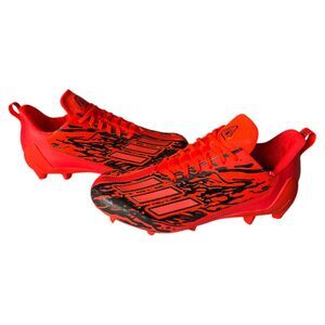 Adidas Adizero Poison 12.0 Soccer Football Cleats Black Red Men Size 10 IG7207